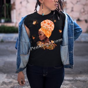 Butterfly black woman design heat t &hellip;