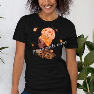 Butterfly black woman design heat t &hellip;