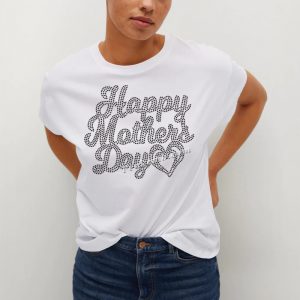 Black rhinestone happy mother’ &hellip;