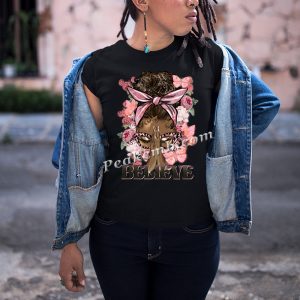 Believe afro queen iron on dtf tran &hellip;