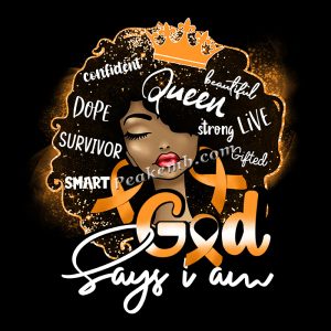 God say I am design afro girl dtf h &hellip;