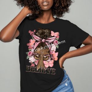 Believe afro queen iron on dtf tran &hellip;