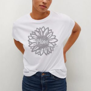 Iron on rhinestone design flower ma &hellip;