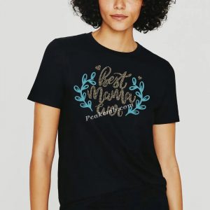 Best mama ever rhinestone iron on h &hellip;