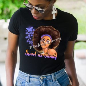Sweet as candy afro girl heat press &hellip;