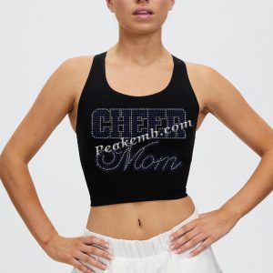 Blue and crystal rhinestone cheer m &hellip;