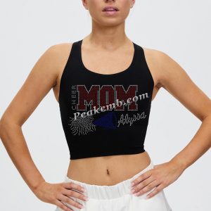 Cheer mom bling rhinestone transfer &hellip;