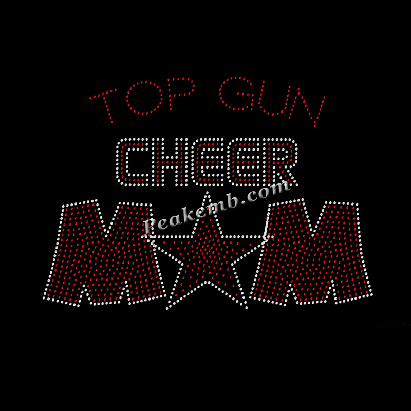 Top gun cheer mom flatback rhinestone transfers 5 Top gun cheer mom flatback rhinestone transfers - Image 3