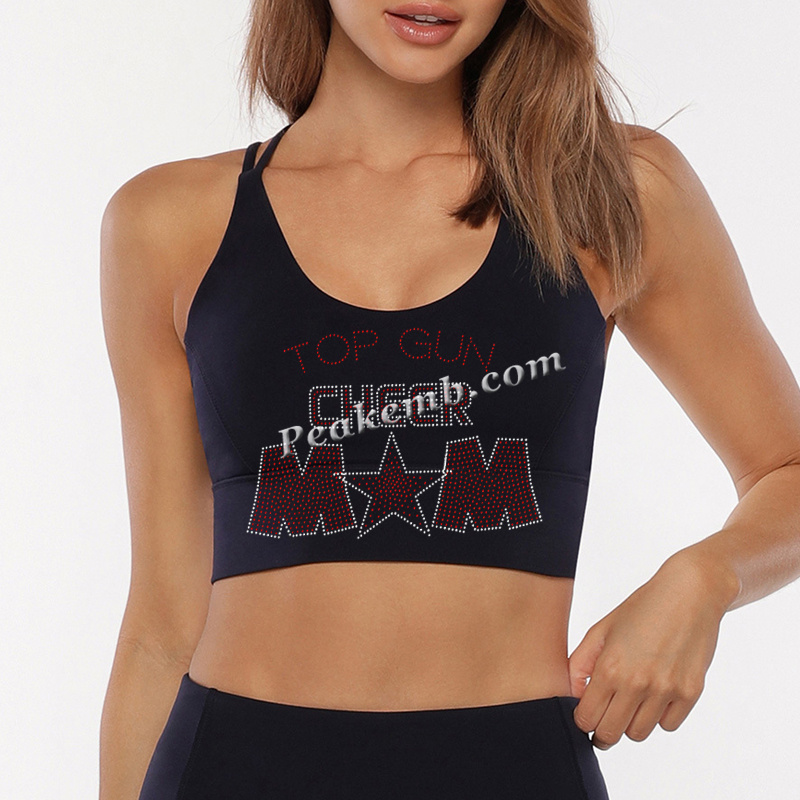 Top gun cheer mom flatback rhinestone transfers 4 Top gun cheer mom flatback rhinestone transfers - Image 2