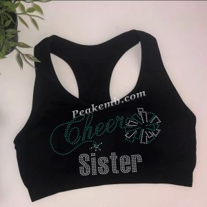 Hot fix bling rhinestone cheer sist &hellip;