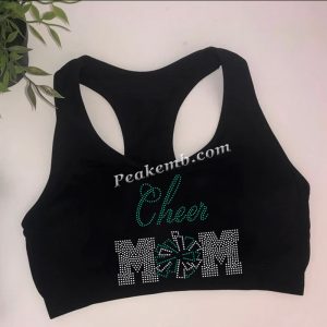 Cheer mom hotfix rhinestone pattern &hellip;
