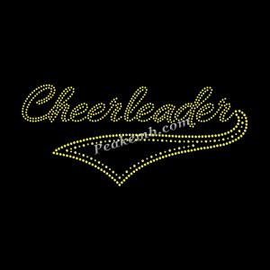 Cheerleader hot fix rhinestone heat &hellip;