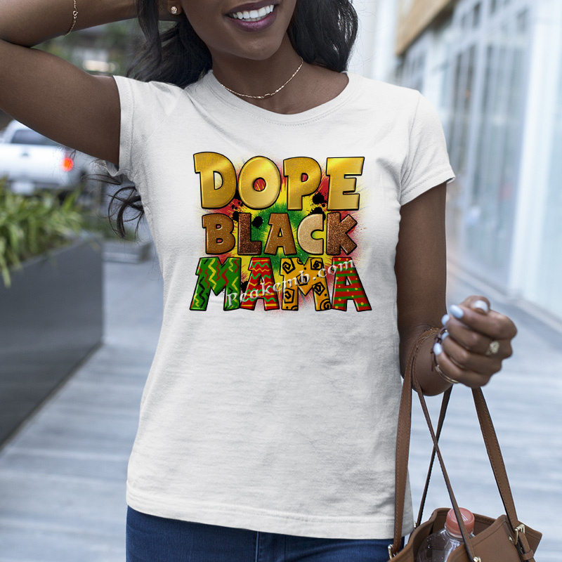 Cheap Price Iron on DOPE Black MAMA Heat Press DTF Transfer 4 Cheap Price Iron on DOPE Black MAMA Heat Press DTF Transfer - Image 2