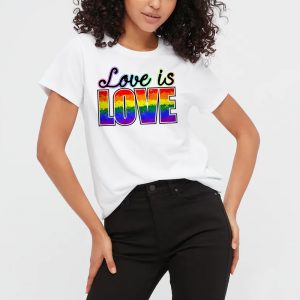 Love is love letter pattern t shirt &hellip;