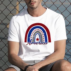 4th of July rainbow America shirt d &hellip;