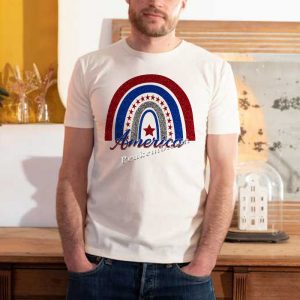 4th of July rainbow America shirt d &hellip;