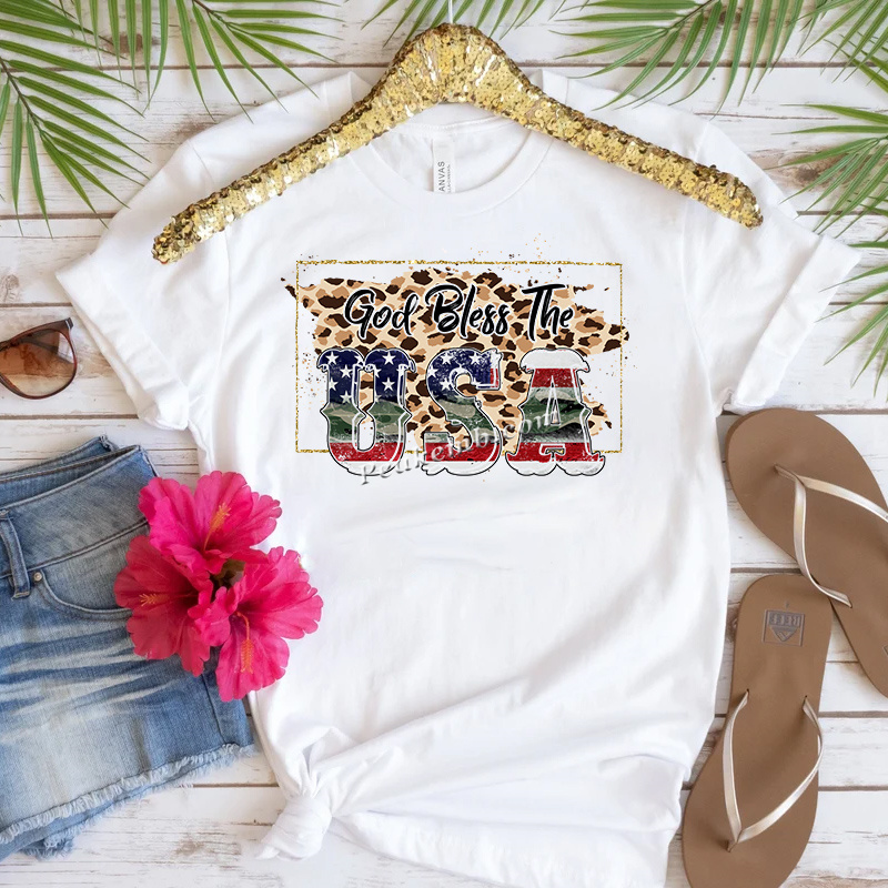 God bless the USA dtf heat printing vinyl plastisol heat transfer 2 26 1