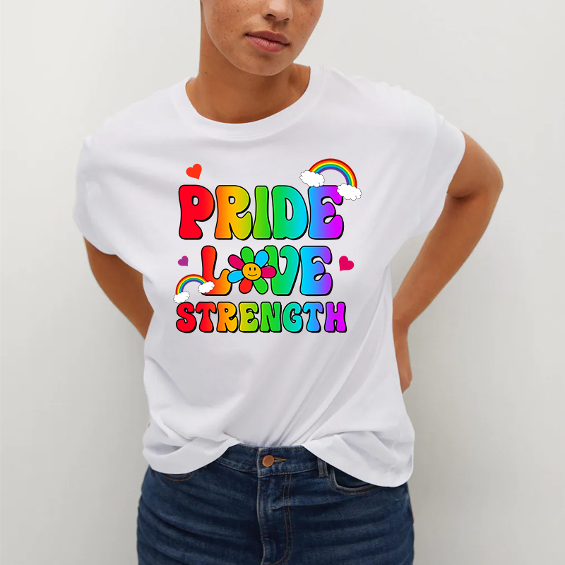 Pride love strength letter design iron on dtf transfer print . (Copy) 5 Pride love strength letter design iron on dtf transfer print . (Copy) - Image 3