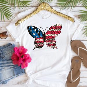 American flag pattern butterfly sub …