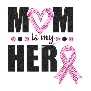 Printable vinyl mom is my hero pink …