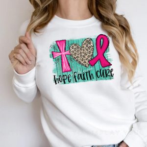 Hope faith cure pink ribbon pattern &hellip;