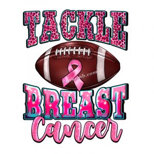 Tackle breast cancer football custo …