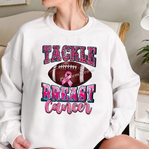 Tackle breast cancer football custo …