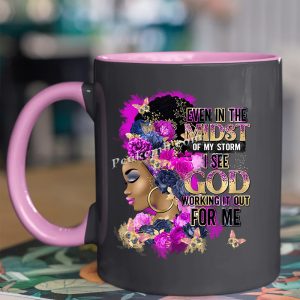 Afro girl just blessed motif cup tr &hellip;