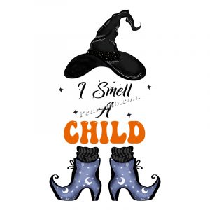 I smell a child witch halloween des …
