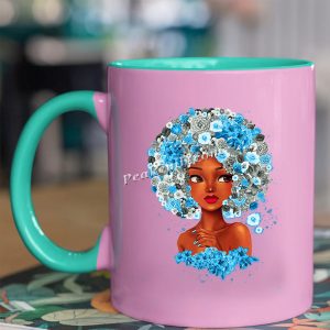 God say I am afro girl logo mug tum &hellip;