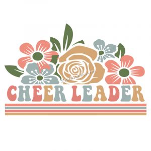 Custom design flower pattern cheer  …