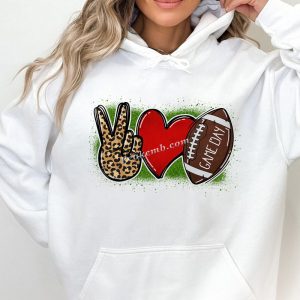 Ready to ship peace love game day p &hellip;