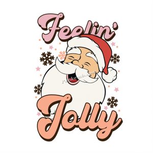 Merry christmas feelin jolly custom …