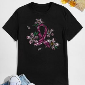 Bling hot fix rhinestone design flo &hellip;