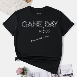 Game day vibes letter design hot fi …