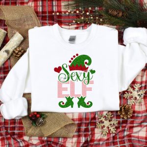 Glitter vinyl sexy elf christmas cl &hellip;