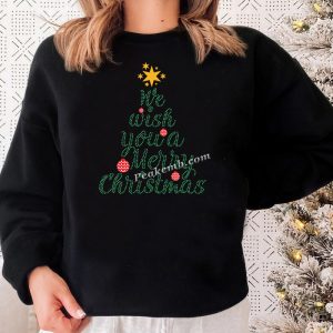 Hot fix rhinestone we wish you a me &hellip;
