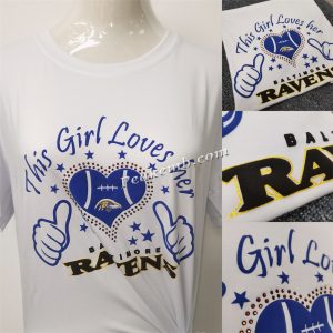 This girl loves her ravens letter t &hellip;