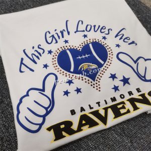 This girl loves her ravens letter t &hellip;