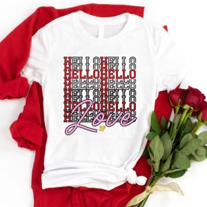 Hello love letter design valentine& &hellip;