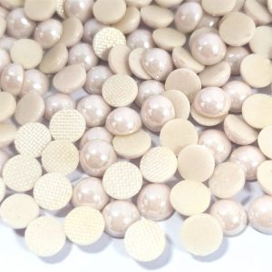 Peach Color Imitation Flatback Half &hellip;