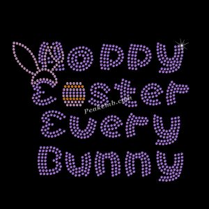 Happy easter every bunny back adhes …