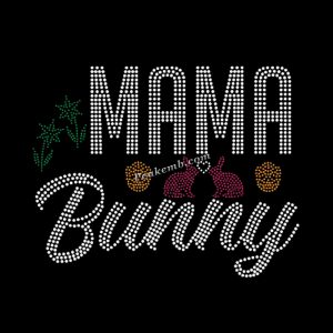 Happy easter mama bunny pattern hot …