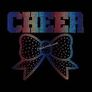 Custom Printing Cheer Bow Motif Hol &hellip;