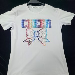 Custom Printing Cheer Bow Motif Hol &hellip;